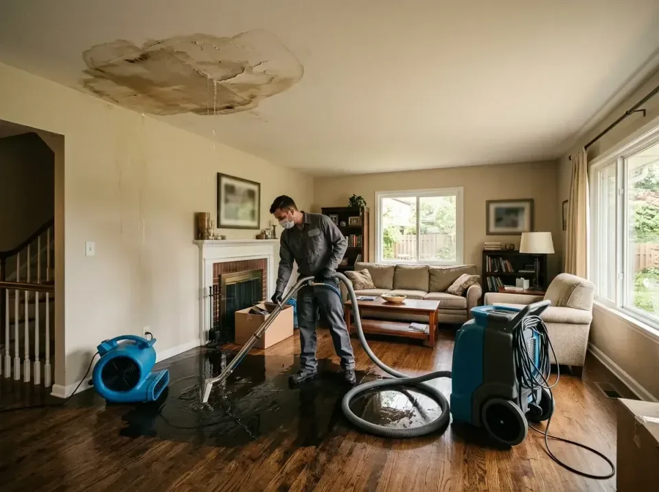 attic-pipe-burst-ceiling-drip-008 — frequently asked questions, Water Damage Restoration & Carpet Care in Jefferson, OR